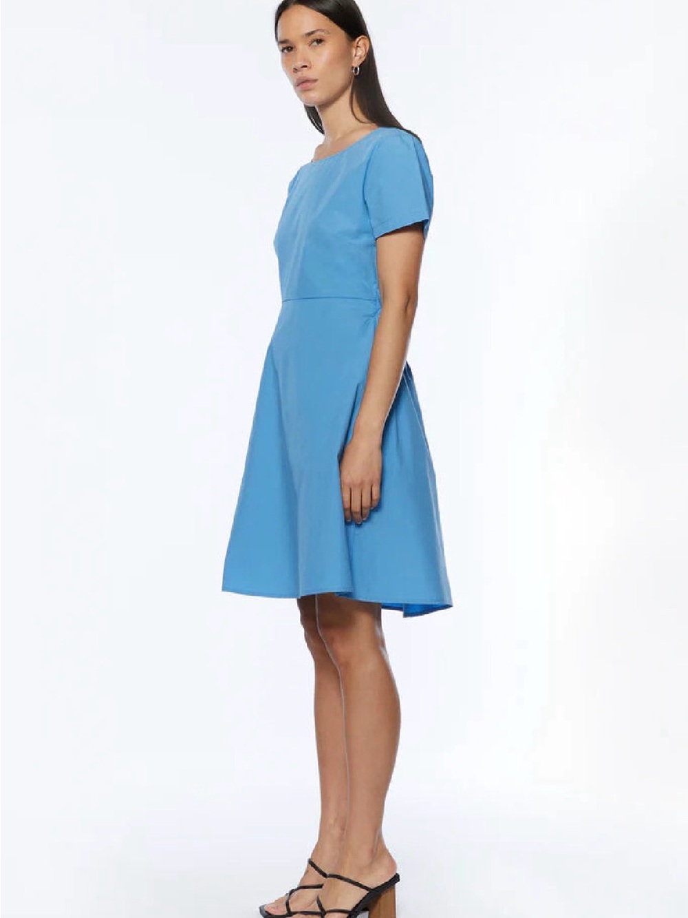 Oak and Fort Open Back Midi Dress